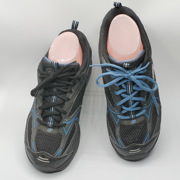 Sketchers shape ups 12320 workout walking shoes with rounded bottom - Picture 5 of 12